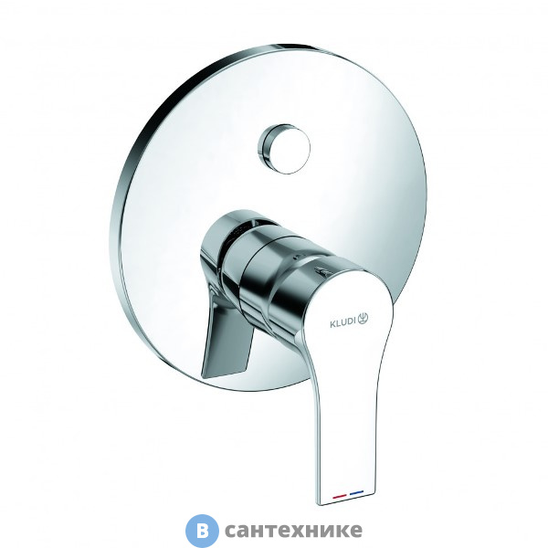 Смеситель Kludi ZENTA SL 486590565 для душа, хром, внешнняя часть