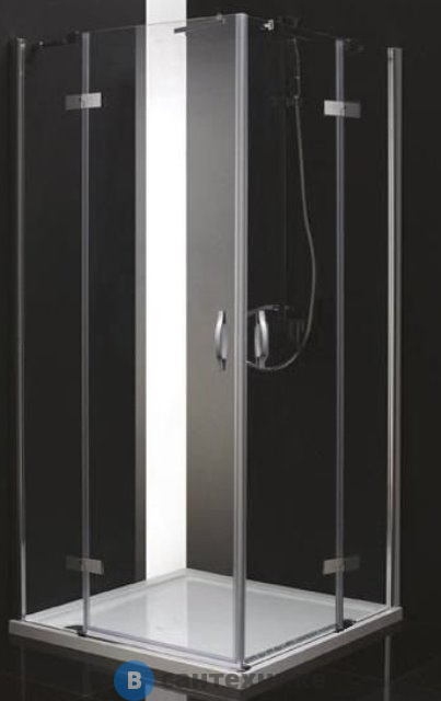 Душевой уголок Cezares BERGAMO-W-A-2-100-C-Cr 1000x1000x1950, без поддона