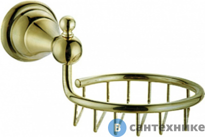 картинка Мыльница AZARIO ELVIA решетка, бронза (AZ-91109Q)