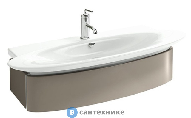 Тумба под раковину Jacob Delafon PRESQU`ILE EB1101-N21 серый титан лак (109х45х24,1)