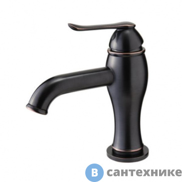 картинка Смеситель GPD TAURO ORB MLB150-O для раковины без донного клапана, ORB