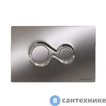 картинка Смывная клавиша ArtCeram MONET 701.000.71 хром глянцевый