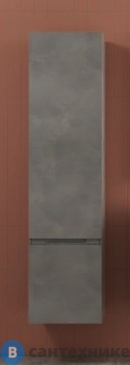 картинка Шкаф подвесной Art & MAX TECHNO AM-Techno-1600-AC-SO-FC305-L фасады асимметричные, АЙС Какао 400x300x1600