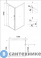 картинка Душевое ограждение Niagara NG-83-9AB-A100B (90*100*195) прямоугольник, дверь распашная, без поддона