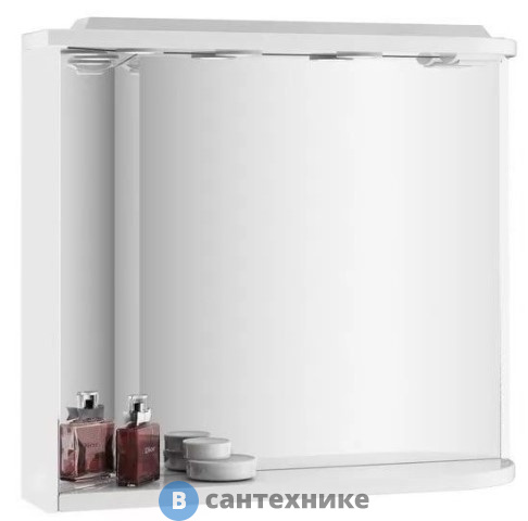 Зеркало Ravak M 780 L белая с полкой (X000000331)