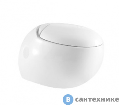 картинка Унитаз WELTWASSER JECKENBACH 004 GL-WT подвесной, белый глянец