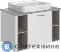 Тумба с раковиной VOQ Drexel Drexel 80 ultra white&cream (554242)