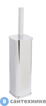 картинка Щетка для унитаза WasserKRAFT K-1117 напольная металл, хромоникелевое покрытие