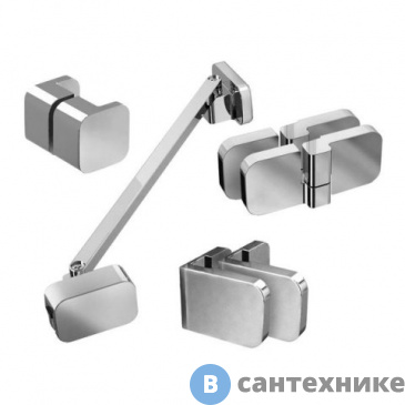 картинка Набор Ravak B SET BSD2-L 100 хром, деталей для душевых дверей (D01000A086)