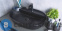 картинка Раковина накладная GID-ceramic Bm1346 черный матовый (610х410х140)