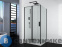 картинка Душевой уголок Cerutti VICTORIA120B (90x120x195) стекло проз.,чёрный алюм.проф., без поддона