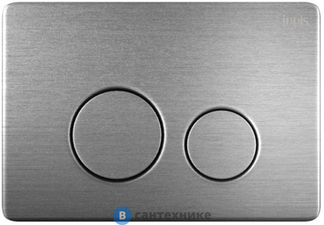 Клавиша смыва IDDIS Unisteel UNS10S0i77 универсальная, нержавеющая сталь