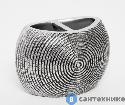 картинка Стакан для зубных щеток WasserKRAFT Eider K-33328A полирезин