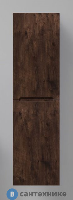Шкаф BelBagno ETNA-1500-2A-SC-RW-P-R подвесной, с двумя распашными дверцами с доводчиками, две полки внутри, правосторонний, Rovere Moro