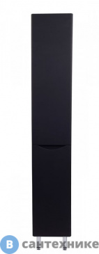картинка Колонна Style line Бергамо с корзиной, Люкс антискрейтч черный, PLUS универсальная (2000564825000)