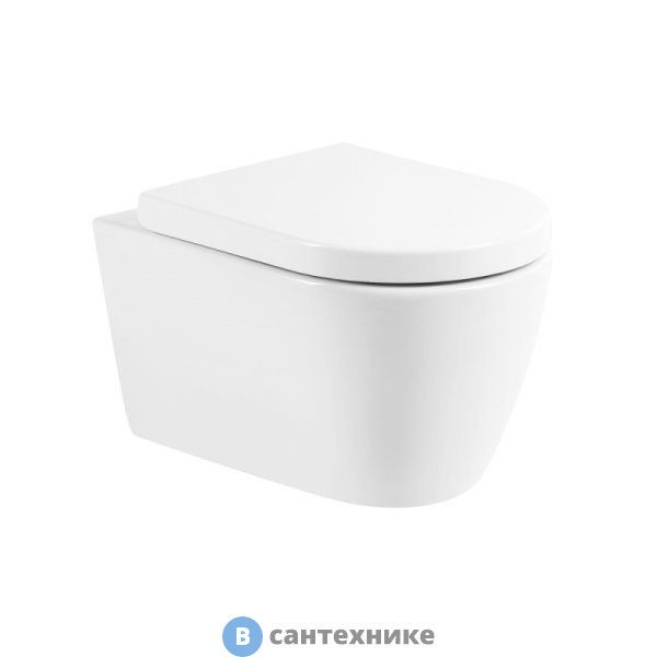 Унитаз BelBagno MARINO BB105CHR подвесной безободковый с креплением, без сиденья