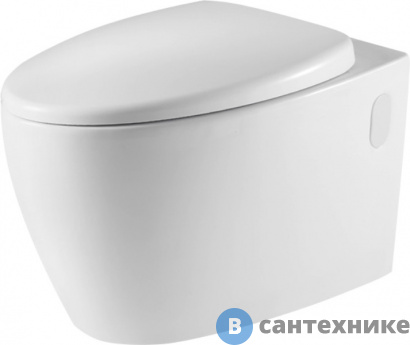 картинка Унитаз Grossman GR-4451S (580*395*365) подвесной, с тонкой крышкой