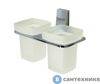 картинка Подстаканник WasserKRAFT Lopau K-6028D двойной