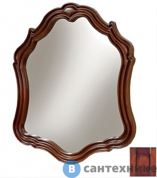 картинка Зеркало Cezares TOPAZIO TO03.02 Ciliegio Anticato (87x99)