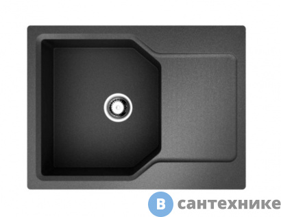 картинка Кухонная мойка OMOIKIRI Yonaka-65-BL черный (4993348)