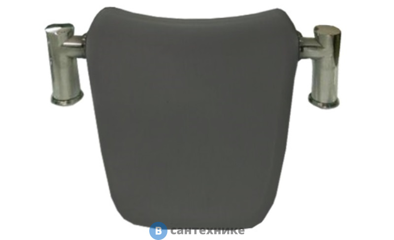 Подголовник Royal Bath SY-2 В серый на металлических ножках (для TUDOR, FANKE, NORWAY) (SY-2B-G)