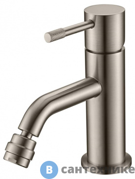 картинка Смеситель Boheme 466-NB для биде, Uno. Nikel Brush