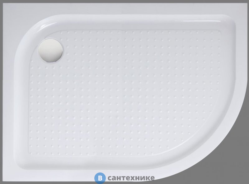 Душевой поддон BelBagno TRAY-BB-RH-100/80-550-15-W-L акрил