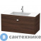 картинка Тумба с раковиной Duravit Brioso BR4602O1053 100 см, каштан темный