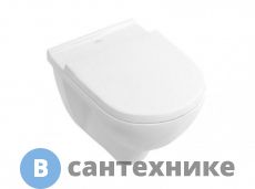 Унитаз подвесной Villeroy & Boch O'Novo 5660H101 альпийский белый, с сиденьем