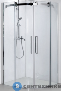 картинка Душевое ограждение Sole RADIUS LH SES-2RA9012CL-L 1200*900*1899