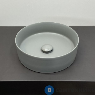 картинка Раковина Comforty 9111 MH светло серая матовая