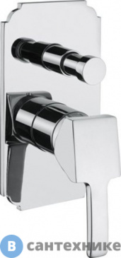 картинка Смеситель Cezares LEGEND-VDIM-01 встраиваемый однорычажный для душа с переключателем, хром