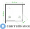 картинка Душевой уголок Royal Bath RB HPD-T-CH 100x100x185 (прозрачное) (RB100HPD-T-CH) без поддона