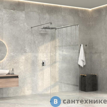 картинка Душевая перегородка WasserKRAFT Vechte 60W44 1000х2000