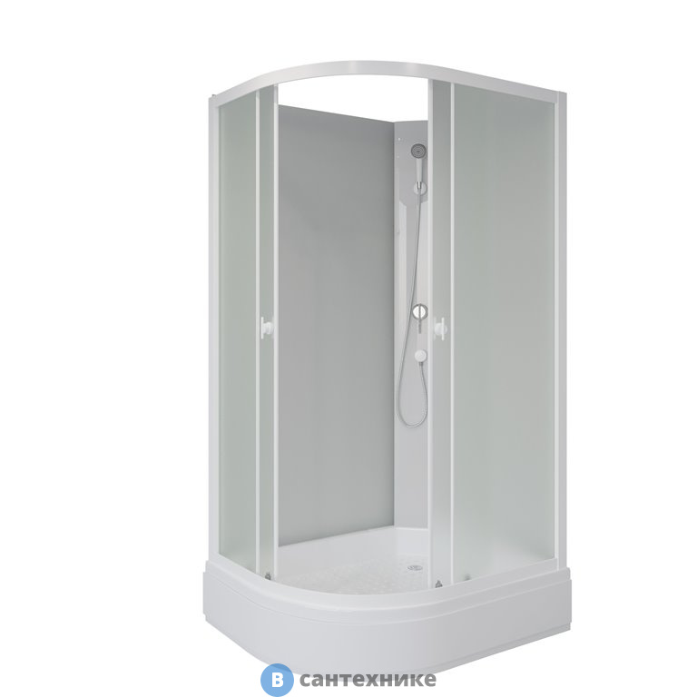 Душевая кабина Niagara Promo P100/70/26R/MT/BK (1000х700х1950) 