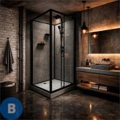 Душевая кабина Loranto CS-3010TM/W-100R 1000x1000x2150 поддон 14 см