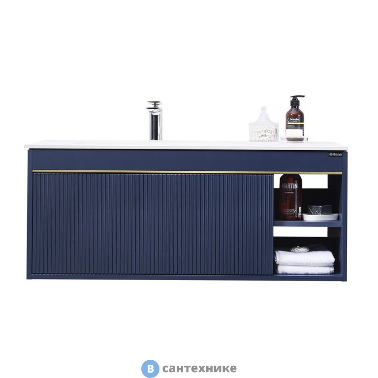 Тумба с раковиной Orans BC-1137-1000 столешница RB006 (1000x550x400)