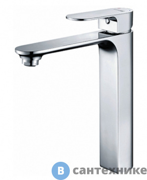 картинка Смеситель WasserKRAFT Dinkel 5803H для раковины латунь, хромоникелевое покрытие