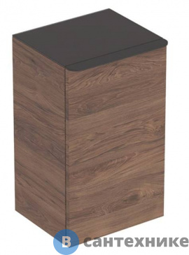 картинка Шкафчик Geberit SMYLE Square 500.360.JR.1 боковой, левый, с одной дверцей (пекан)