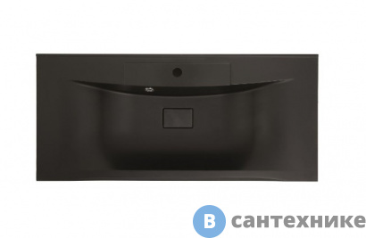 картинка Раковина Art & MAX AM-LAV-1000-MR-FP-Nero из искуственного мрамора