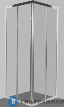 картинка Душевой уголок BelBagno DUE-A-2-80-C-Cr 800x800x1900, без поддона