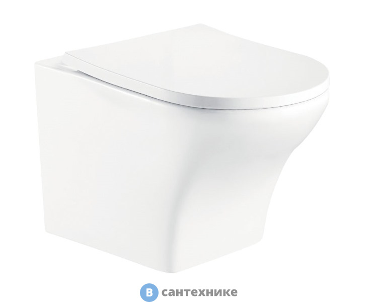 Унитаз с инсталляцией WELTWASSER и кнопкой смыва (MARBERG 410 + ODENBACH 004 GL-WT + MAR 410 SE)