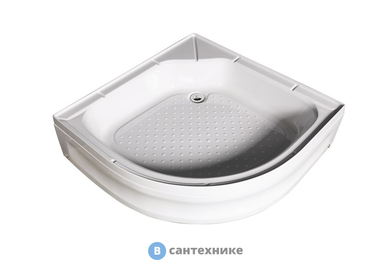 Душевой поддон WEMOR 70/24 C полукруг 700*700*240 мм (10000006092)