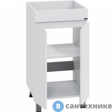 картинка Тумба под раковину СанТа Марс 48 2 дв напольная (ум. Юпитер 1100*500 лит. мр) (700312)