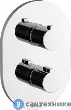 картинка Смеситель Ravak CR 067.00 термостатический скрытого монтажа для R-box multi, 3 вывода (X070075)