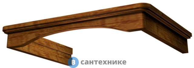 Комплект багетов Krona для Adelia 600 CPB/G1/2 (тем.дуб) в упаковке