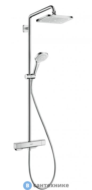 Душевая стойка Hansgrohe 27630000 Croma E 280 1jet Showerpipe