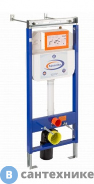 картинка Инсталляция Aquanika 10.702.45B.00.00 для унитаза BASIC ComboFix крепёж, шумоиз. /113х45х12/