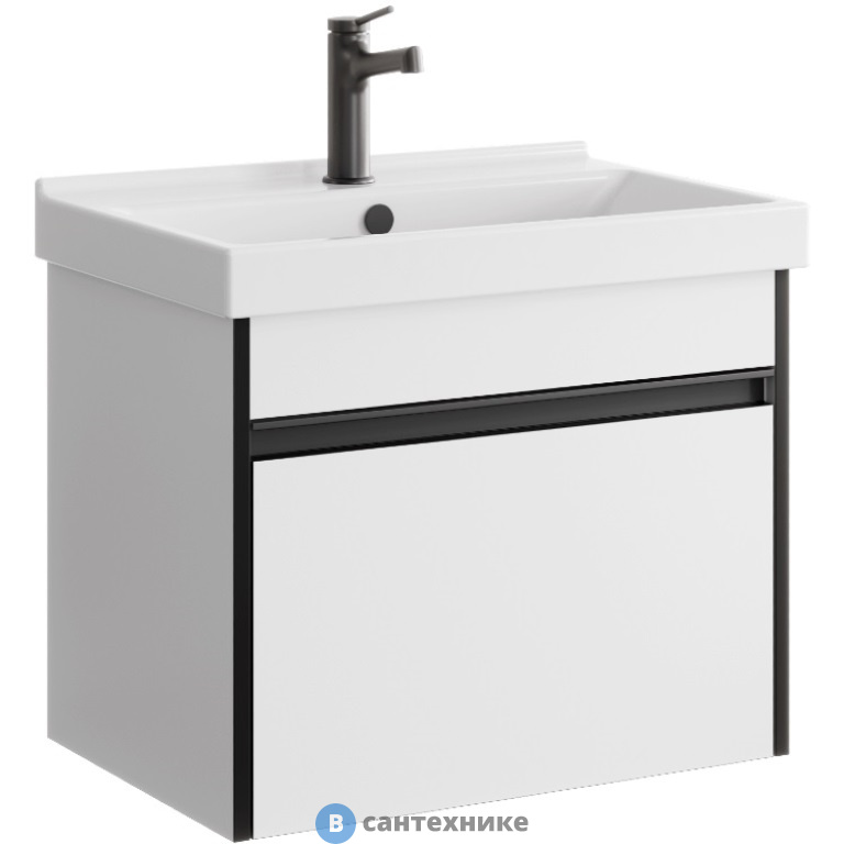 Тумба под раковину Aqwella URBAN 60,5 URB0106W (подвесная, белый)