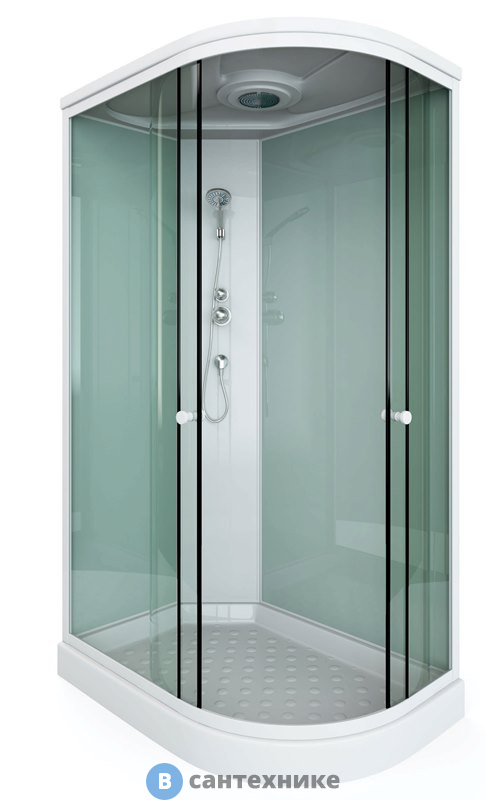 Душевая кабина Arcus S-08 L new (120*80x215) матовое стекло